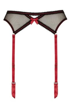 L Agent By AP - Mariona Garter Belt - Black/Red -Exquisites Dessous-Geschäft 3096 0 1280x1280