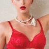 Cotton Club Silk - Wired Bra Potente - Red
