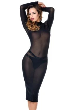 Patrice Catanzaro - Azia Robe Mesh - Black -Exquisites Dessous-Geschäft 5147 0 1280x1280