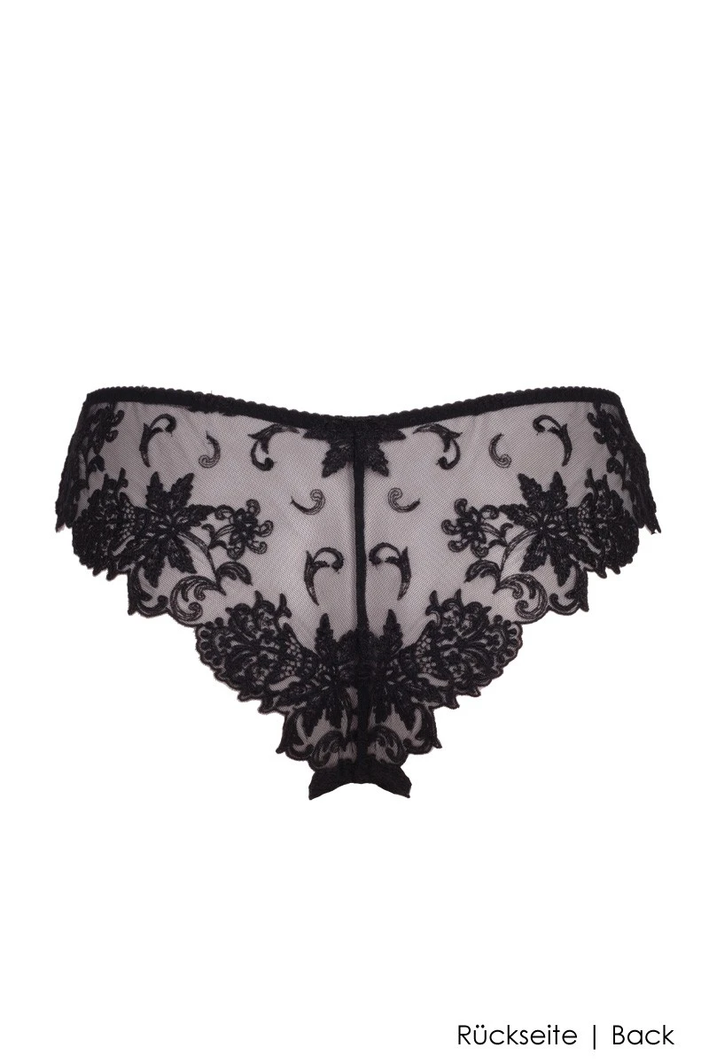 Ambra Lingerie - Jacquard Satin Brazilian Panties - Bronze 5 Ambra Lingerie - Jacquard Satin Brazilian Panties - Bronze – Bild 3