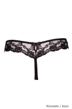 Ambra Lingerie - Platinum Thong - Black -Exquisites Dessous-Geschäft AMBRA LINGERIE PLATINUM STRING SCHWARZ 2 1280x1280