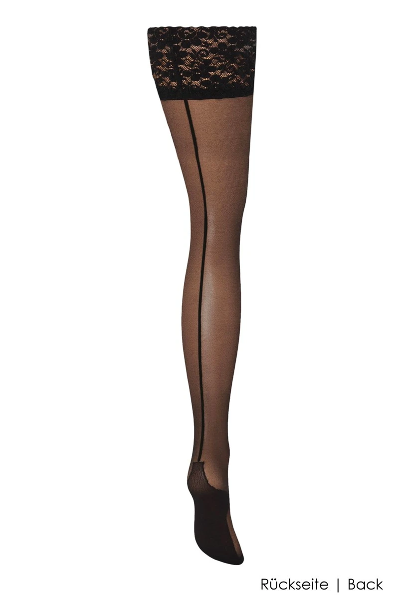 Bluebella - Sheer Thigh High Hold Ups - Black 6 Bluebella - Sheer Thigh High Hold Ups - Black – Bild 4