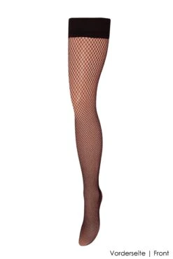 Bluebella - Thigh High Fishnet Hold Ups - Black -Exquisites Dessous-Geschäft BLUEBELLA 41454 FISHNET PLAIN TOP HOLD UPS BLACK 5 1280x1280