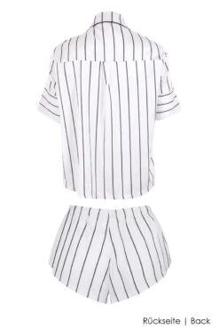 Bluebella - Alma Satin Pajama Set - White Blue -Exquisites Dessous-Geschäft BLUEBELLA ALMA SHORT PYJAMA SET 2 1280x1280