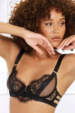Bluebella - Arabella Wired Bra - Black -Exquisites Dessous-Geschäft BLUEBELLA ARABELLA BRA 8 1280x1280