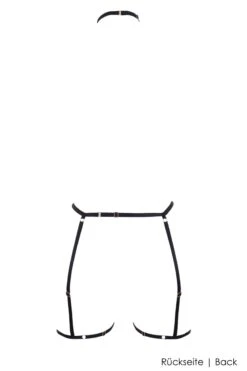 Bluebella - Calypso Thigh Body Harness - Black 18 Bluebella - Calypso Thigh Body Harness - Black -Exquisites Dessous-Geschäft BLUEBELLA CALYPSO COLLAR THIGH HARNESS BLACK GOLD 3 1280x1280