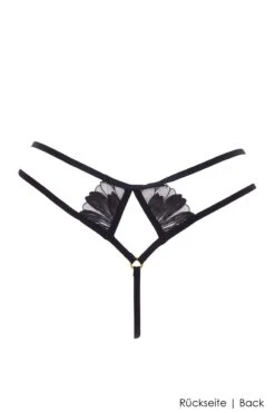 Bluebella - Colette Thong - Black -Exquisites Dessous-Geschäft BLUEBELLA COLETTE THONG BLACK 2 1280x1280