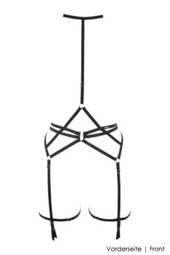 Bluebella - Estelle Suspender Body Harness - Black 14 Bluebella - Estelle Suspender Body Harness - Black -Exquisites Dessous-Geschäft BLUEBELLA ESTELLE SUSPENDER HARNESS 6 1280x1280