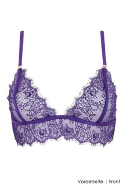 Bluebella - Grace Triangle Soft Bra - Lilac -Exquisites Dessous-Geschäft BLUEBELLA GRACE SOFT BRA PURPLE 1 1280x1280