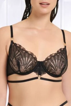 Bluebella - Wired Bra - Black -Exquisites Dessous-Geschäft BLUEBELLA HALLIE BRA BLACK 3 1280x1280