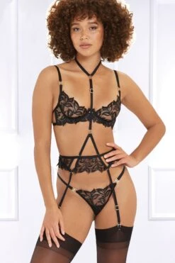 Bluebella - Isadora Harness Suspender - Black -Exquisites Dessous-Geschäft BLUEBELLA ISADORA SUSPENDER HARNESS 5 1280x1280