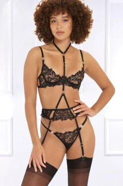 Bluebella - Isadora G-String - Black -Exquisites Dessous-Geschäft BLUEBELLA ISADORA THONG 9 1280x1280