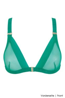 Bluebella - Lilia Soft Mesh Triangle Bra - Green -Exquisites Dessous-Geschäft BLUEBELLA LILIA SOFT BRA GREEN 1 1280x1280