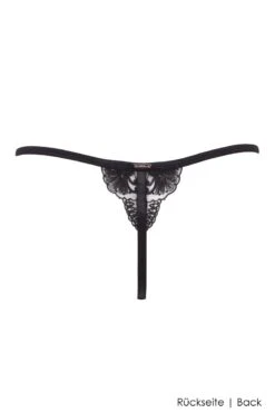 Bluebella - Marseille Thong - Black -Exquisites Dessous-Geschäft BLUEBELLA MARSEILLE THONG BLACK 2 1280x1280