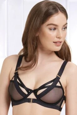 Bluebella - Oslo Wired Bra - Black -Exquisites Dessous-Geschäft BLUEBELLA OSLO BRA BLACK 2 1280x1280