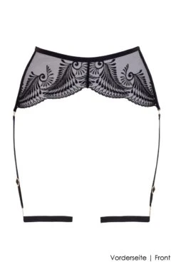 Bluebella - Rafaela Thigh Harness - Black -Exquisites Dessous-Geschäft BLUEBELLA RAFAELA THIGH HARNESS BLACK 1 1280x1280