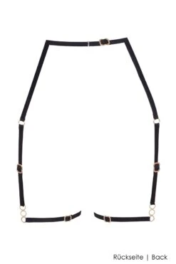 Bluebella - Rafaela Thigh Harness - Black -Exquisites Dessous-Geschäft BLUEBELLA RAFAELA THIGH HARNESS BLACK 2 1280x1280