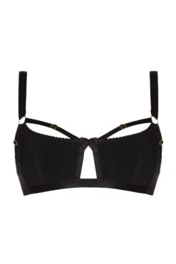 Bordelle Lingerie - Bondage Belle Soft Cup Bra - Black -Exquisites Dessous-Geschäft BORDELLE BONDAGE BELLE SOFT CUP BRA SCHWARZ 6 1280x1280
