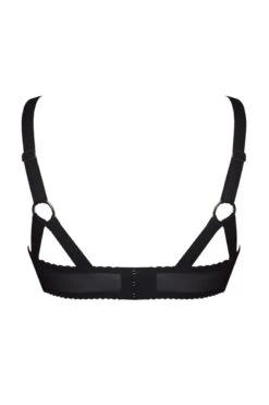 Bordelle Lingerie - Bondage Belle Soft Cup Bra - Black -Exquisites Dessous-Geschäft BORDELLE BONDAGE BELLE SOFT CUP BRA SCHWARZ 7 1280x1280