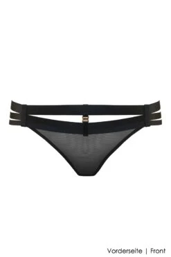 Bordelle Lingerie - Art Deco Multi Strap Thong - Black -Exquisites Dessous-Geschäft BORDELLE LINGERIE ART DECO MULTI STRAP THONG BLACK 6 1280x1280