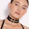 Bordelle Lingerie - Circe Collar - Black 1 Bordelle Lingerie - Circe Collar - Black -Exquisites Dessous-Geschäft BORDELLE LINGERIE CIRCE COLLAR SCHWARZ 13 1280x1280