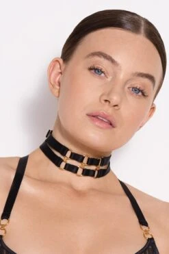 Bordelle Lingerie - Circe Collar - Black