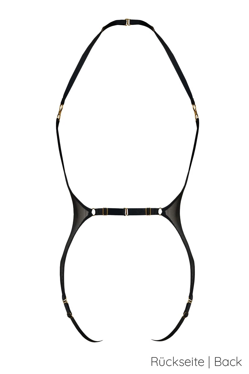 Bordelle Lingerie - Dia Cupless Open Back Body - Black 8 Bordelle Lingerie - Dia Cupless Open Back Body - Black – Bild 6