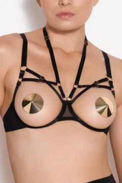 Bordelle Lingerie - Dia Ouvert Wire Bra - Black