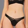 Bordelle Lingerie - Rey Thong - Black -Exquisites Dessous-Geschäft BORDELLE LINGERIE REY THONG BLACK 3 1280x1280