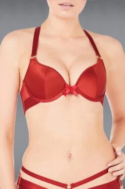 Bordelle Lingerie - Push Up Bra - Red