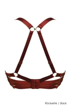 Bordelle Lingerie - Push Up Bra - Red -Exquisites Dessous-Geschäft BORDELLE LINGERIE SIGNATURES PUSH UP BRA RED 7 1280x1280