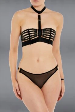 Bordelle Lingerie - Ula Thong - Black -Exquisites Dessous-Geschäft BORDELLE LINGERIE THONG BLACK 8 1280x1280