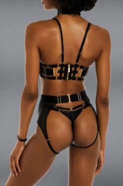 Bordelle Lingerie - Ula Crotchless Ouvert Brief - Black -Exquisites Dessous-Geschäft BORDELLE LINGERIE ULLA OUVERT BRIEF BLACK 8 1280x1280