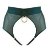 Bordelle Lingerie - Ula Crotchless Ouvert Brief - Eden Green -Exquisites Dessous-Geschäft BORDELLE LINGERIE ULLA OUVERT BRIEF EDEN 4 1280x1280
