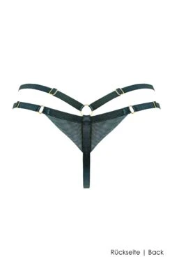 Bordelle Lingerie - Ula Strap Thong - Eden Green -Exquisites Dessous-Geschäft BORDELLE LINGERIE ULLA STRAP THONG EDEN 5 1280x1280