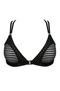 Bordelle Lingerie - Scala Soft Cup Bra Triangle Bra - Black