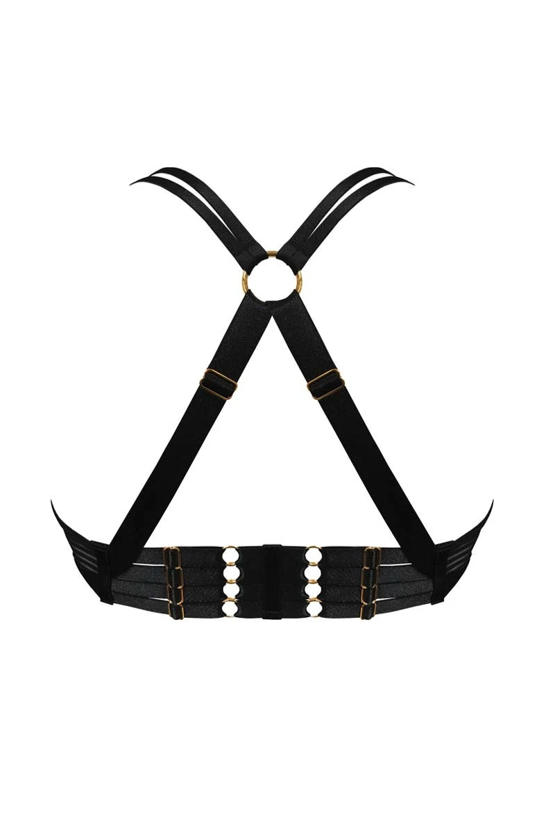 Bordelle Lingerie - Scala Soft Cup Bra Triangle Bra - Black 4 Bordelle Lingerie - Scala Soft Cup Bra Triangle Bra - Black – Bild 2