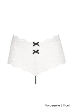 Bracli - Paris Dark Pearl Thong Panty - White Black 12 Bracli - Paris Dark Pearl Thong Panty - White Black -Exquisites Dessous-Geschäft BRACLI DARK PARIS PANTY WEIss SCHWARZ 1 1280x1280