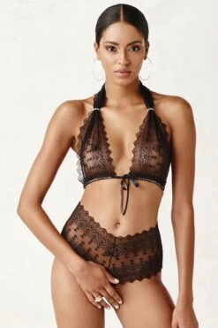 Bracli - Geneva Panty Pearl Thong - Black