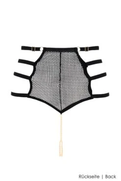 Bracli - London High Waist Brief / Pearl Thong - Black -Exquisites Dessous-Geschäft BRACLI LONDON HIGH WAIST BRIEF 8 1280x1280