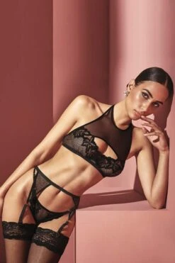 Bracli - London Suspender - Black -Exquisites Dessous-Geschäft BRACLI LONDON SUSPENDER 5 1280x1280