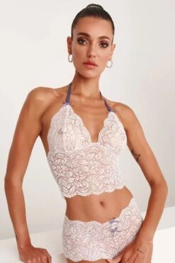 Bracli - Paris Sky Bra Bustier - White Blue
