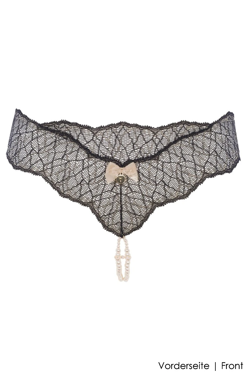 Bracli - Sydney Double Perlenstring - Schwarz 5 Bracli - Sydney Double Perlenstring - Schwarz – Bild 3