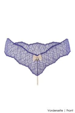 Bracli - Sydney Single Pearl Thong - Blue -Exquisites Dessous-Geschäft BRACLI SYDNEY SINGLE 2041 BLAU 1 1280x1280