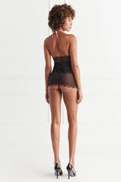Bracli - Sydney Slip Dress - Black -Exquisites Dessous-Geschäft BRACLI SYDNEY SLIP DRESS BLACK 14 1280x1280