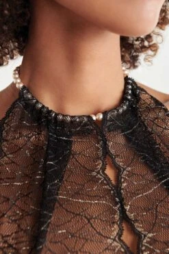 Bracli - Sydney Slip Dress - Black -Exquisites Dessous-Geschäft BRACLI SYDNEY SLIP DRESS BLACK 7 1280x1280