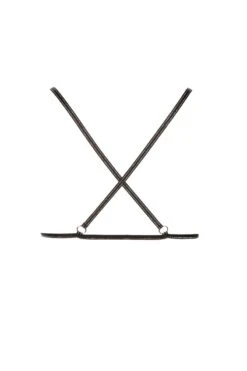 Bracli - Manhattan Crossed Bra Triangle Bra - Black -Exquisites Dessous-Geschäft Bracli Manhattan Crossed Bra 11 1280x1280