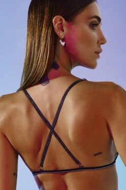 Bracli - Manhattan Crossed Bra Triangle Bra - Black -Exquisites Dessous-Geschäft Bracli Manhattan Crossed Bra 3 1280x1280