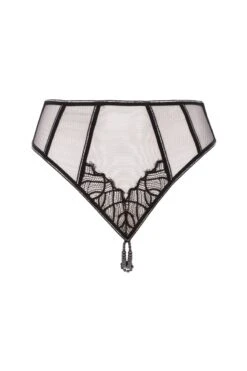 Bracli - Manhattan High Waist Brief Pearl Thong - Black -Exquisites Dessous-Geschäft Bracli Manhattan High Waist Brief 11 1280x1280