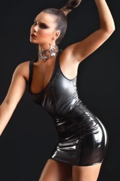 Maison Catanzaro - Praline Vinyl Mini Skirt - Black 10 Maison Catanzaro - Praline Vinyl Mini Skirt - Black -Exquisites Dessous-Geschäft CATANZARO PRALINE JUPE VINYLE 4 1280x1280